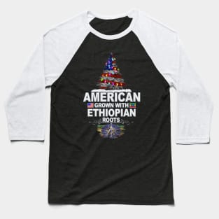 Christmas Tree  American Grown With Ethiopian Roots - Gift for Ethiopian From Ethiopia Baseball T-Shirt